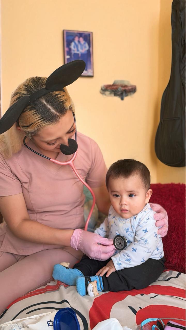 Terapia respiratoria para bebés